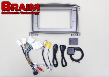 BRAIM рамка Toyota Land Cruiser 100/2003-2008/10дюйм - фото