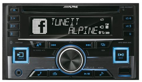 USB - ресивер Alpine CDE-W296BT - фото