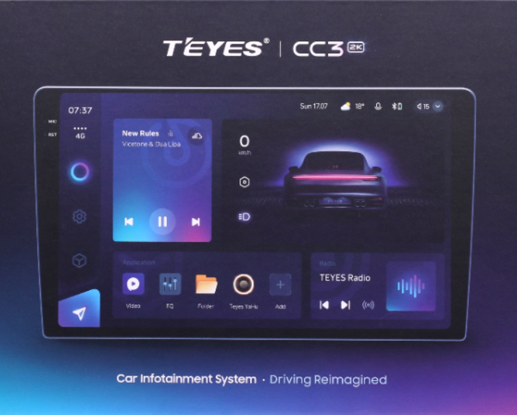 Головное устройство Teyes CC3 2K 360 6/128 Universal 13" - фото