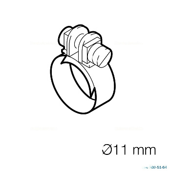 Хомут 11 мм